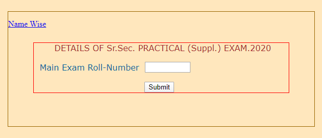 RBSE class 12 Practical (supplementary) admit cards 2020 download window