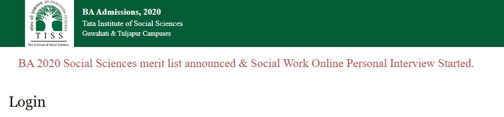 TISS BAT 2020 Results