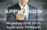 Meghalaya ANM 2020: Application (Rel