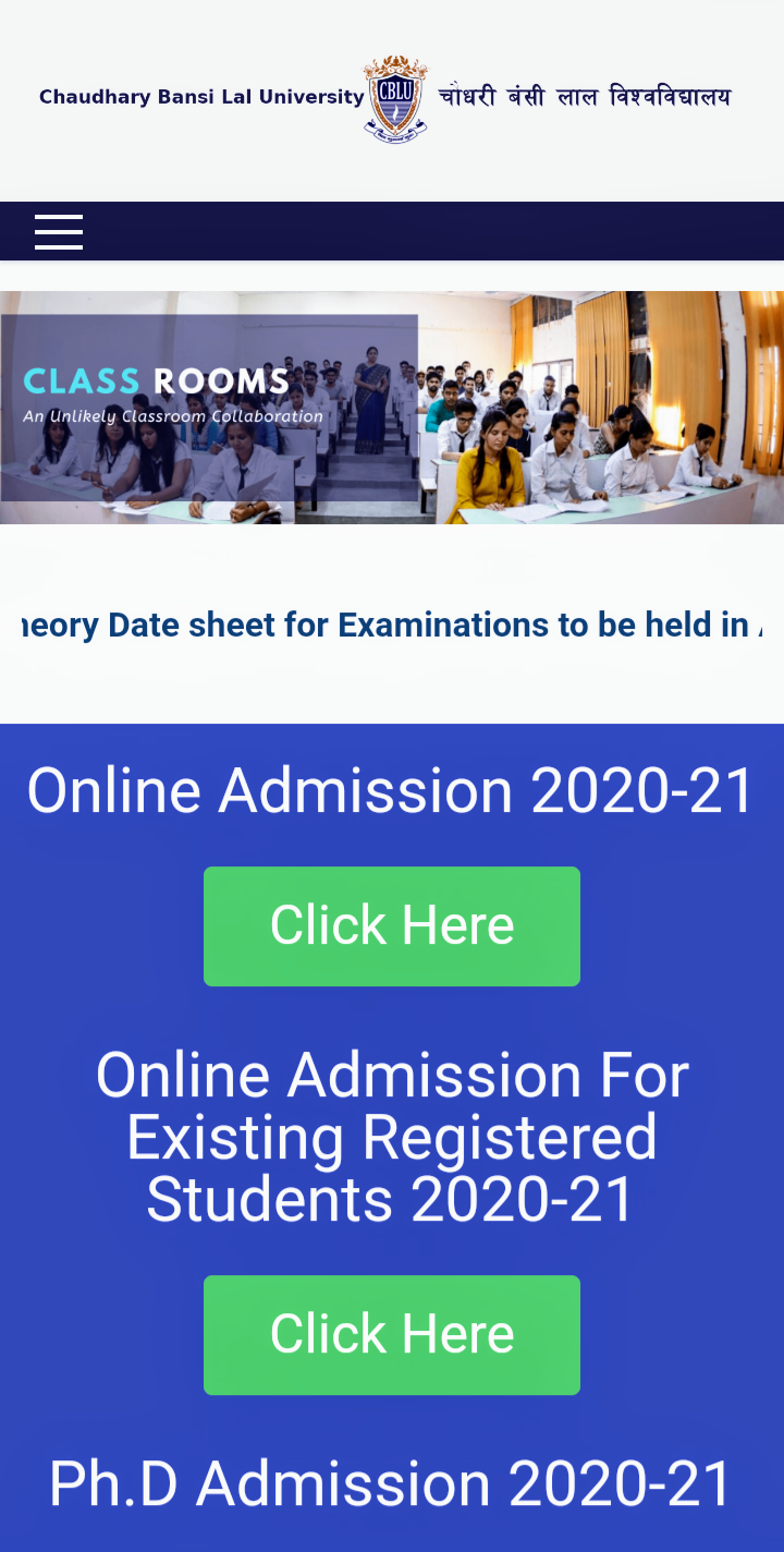 CBLU Admission 2021 Eligibility, Process, Date, Fee