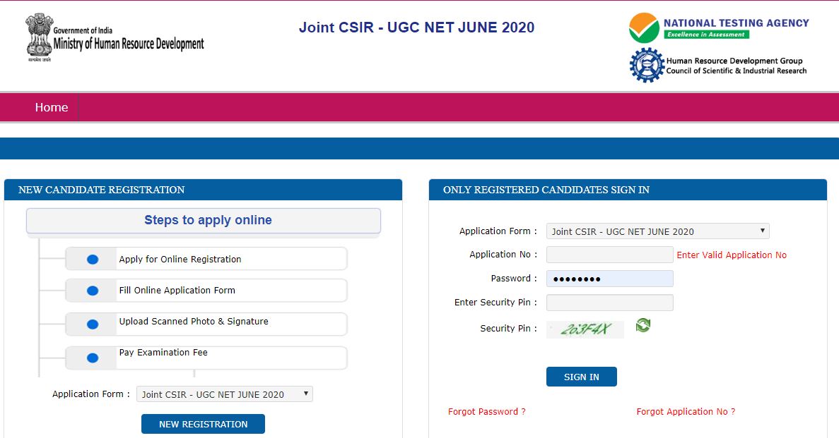 CSIR NET application submission to end tomorrow