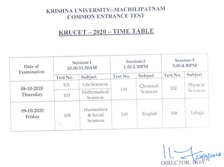 KRUCET 2020 Online Regsitration closes today! Apply Now!