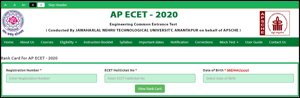 AP ECET RESULT NOTIFICATION