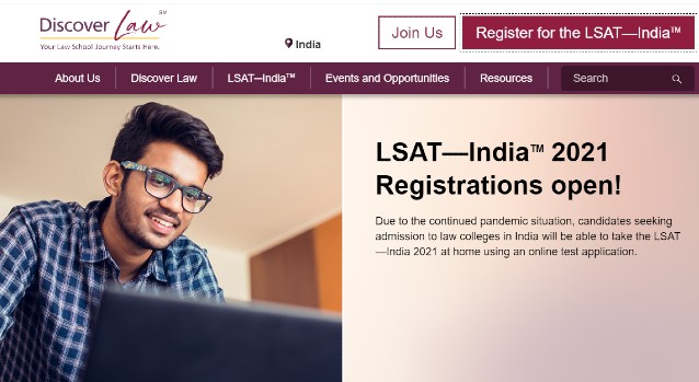 LSAT India 2021 application form out