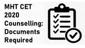 MHT CET 2020 Counselling: Know docum