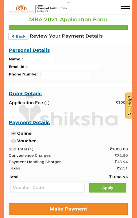 ISBR Bangalore Admission 2021: Eligibility, Process, Fees, Dates