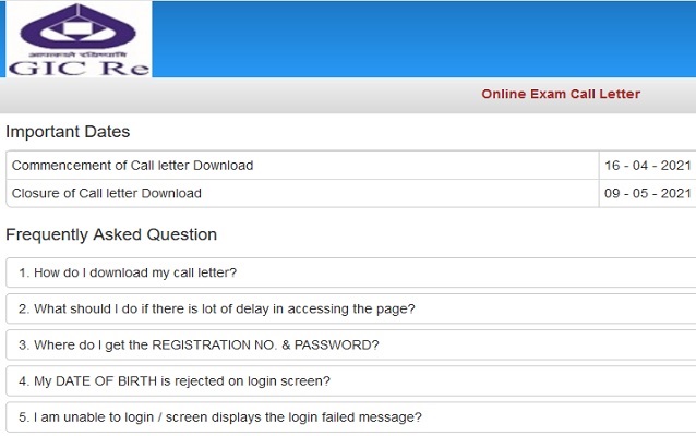 GIC_2021_Admit_card_dowload