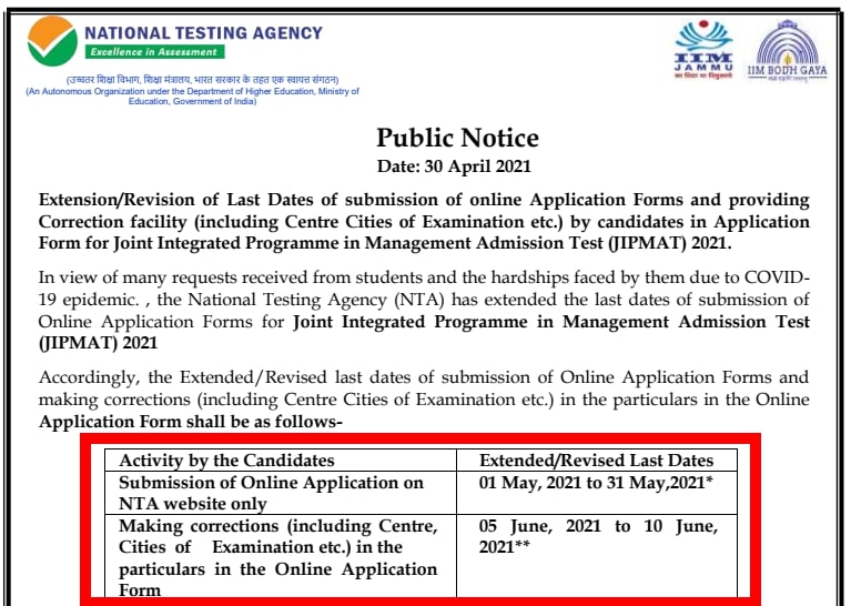 JIPMAT Application Form