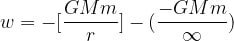 Gravitational Potential Energy Derivation third step