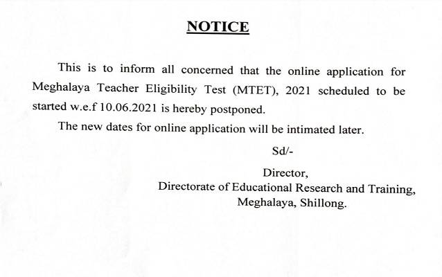 Meghalaya_TET_Postponed