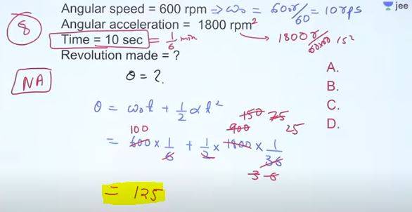 JEE Main 20 July shift-2 Physics Q8