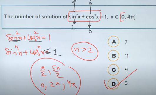 JEE Main 22 July 2021 Shift-2 Mathematics Q1