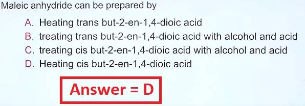 JEE Main 25 July 2021 Chemistry Q8