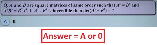 JEE Main 27 July 2021 Shift-2 Mathematics Q6