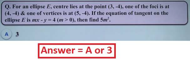 JEE Main 27 July 2021 Shift-2 Mathematics Q7
