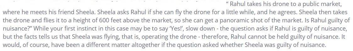legal reasoning question - identifying facts
