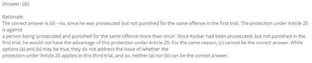 legal reasoning question - solution