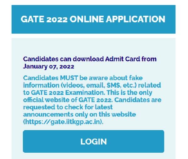 GATE admit card delayed