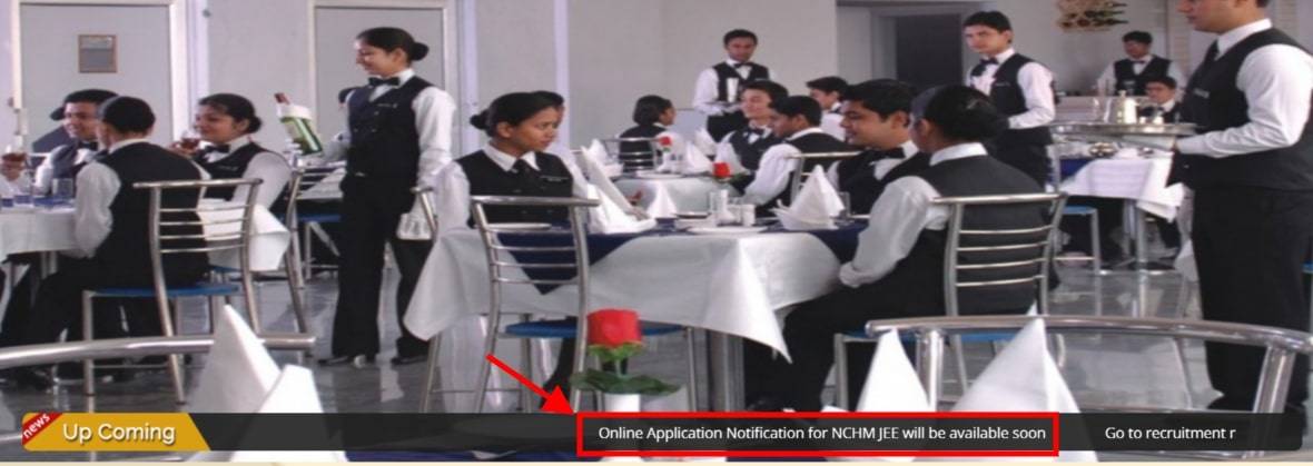 NCHMCT JEE application form