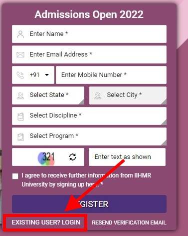 IIHMR-U MAT Applicant Login