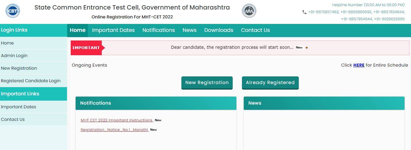 MHT-CET-2022-Registration