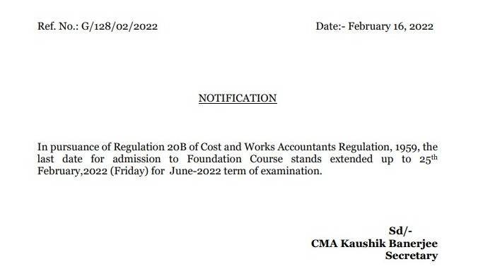 CMA Foundation Registration Deadline