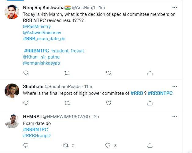Students_Tweet_On_Revised_RRB_NTPC_Result
