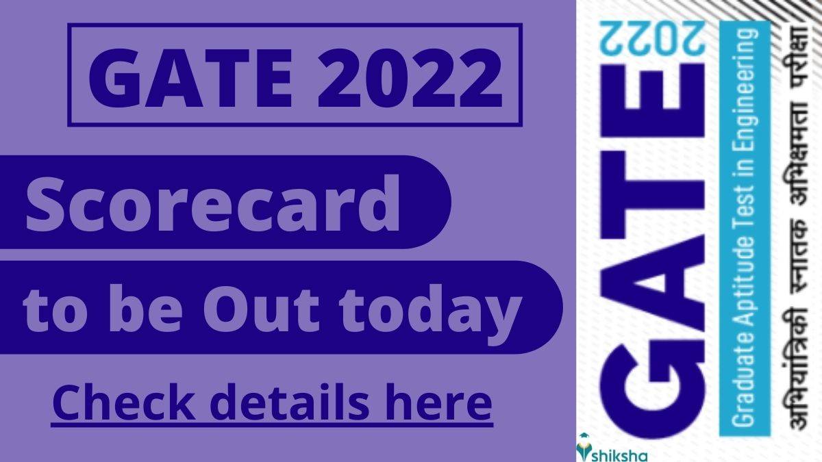 GATE 2022 scorecard to be out today