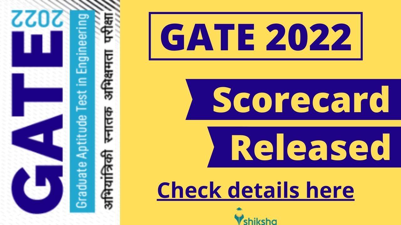 GATE 2022 scorecard released