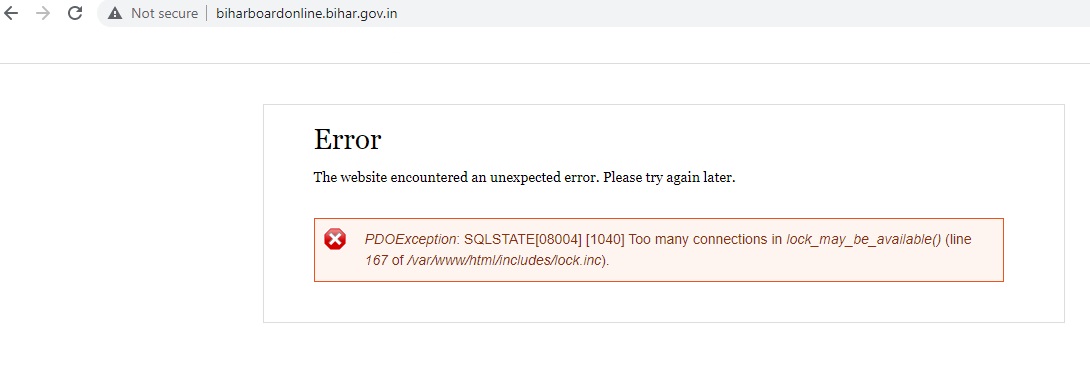 BSEB official website