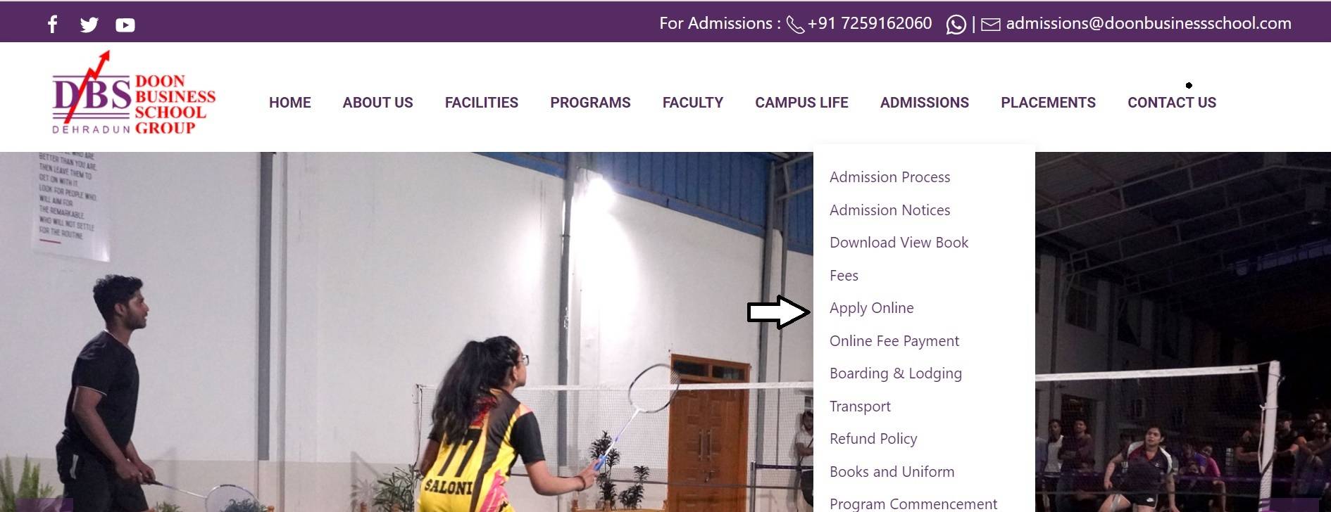 BBA At Doon Business School Dehradun Courses Fees 2023