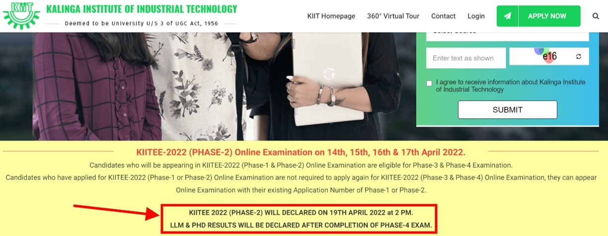 KIITEE 2022 result