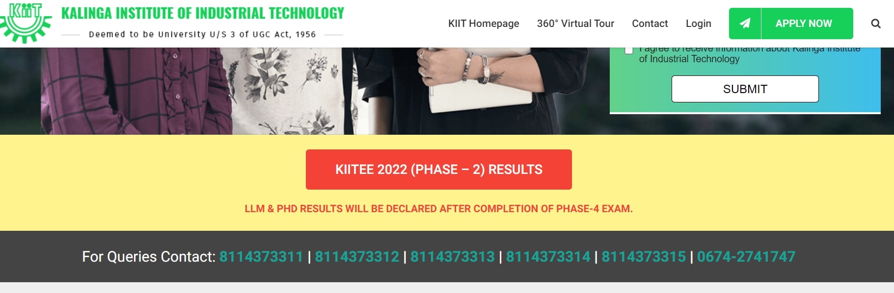 KIITEE result 2022