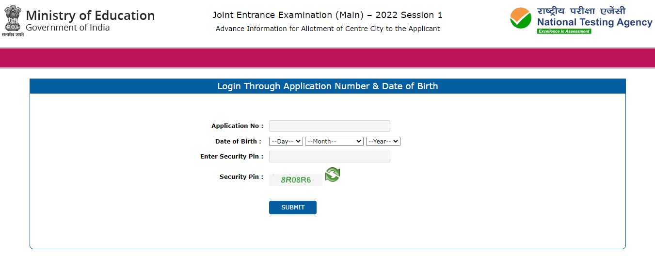 JEE-Main-Exam-City-Allotment-2022