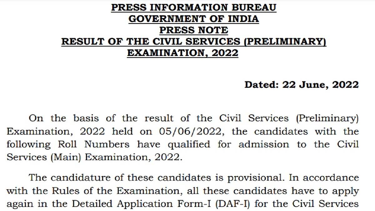 UPSC_IAS_Prelims_Result_2022