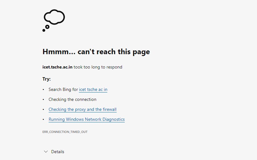 TS ICET Official Website