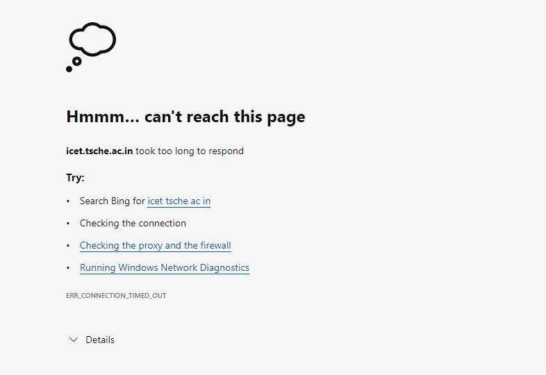 TS ICET 2022 rank card