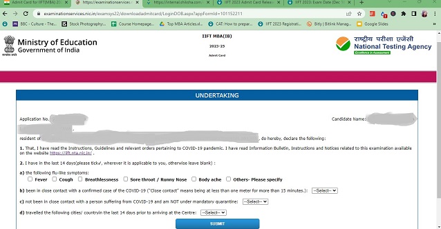 IIFT COVID-19 undertaking