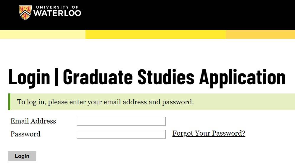 University of Waterloo Admission 2023 Application Fees, Deadlines