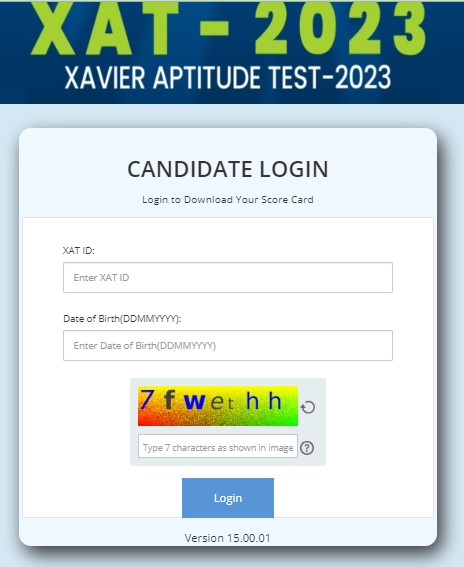 XAT 2023 result login