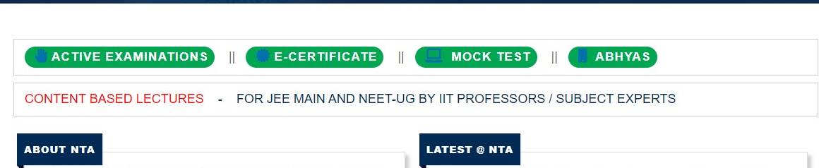 Free JIPMAT mock test by NTA