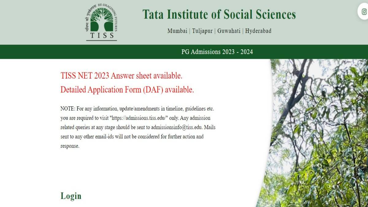 TISSNET 2023 Answer Sheet