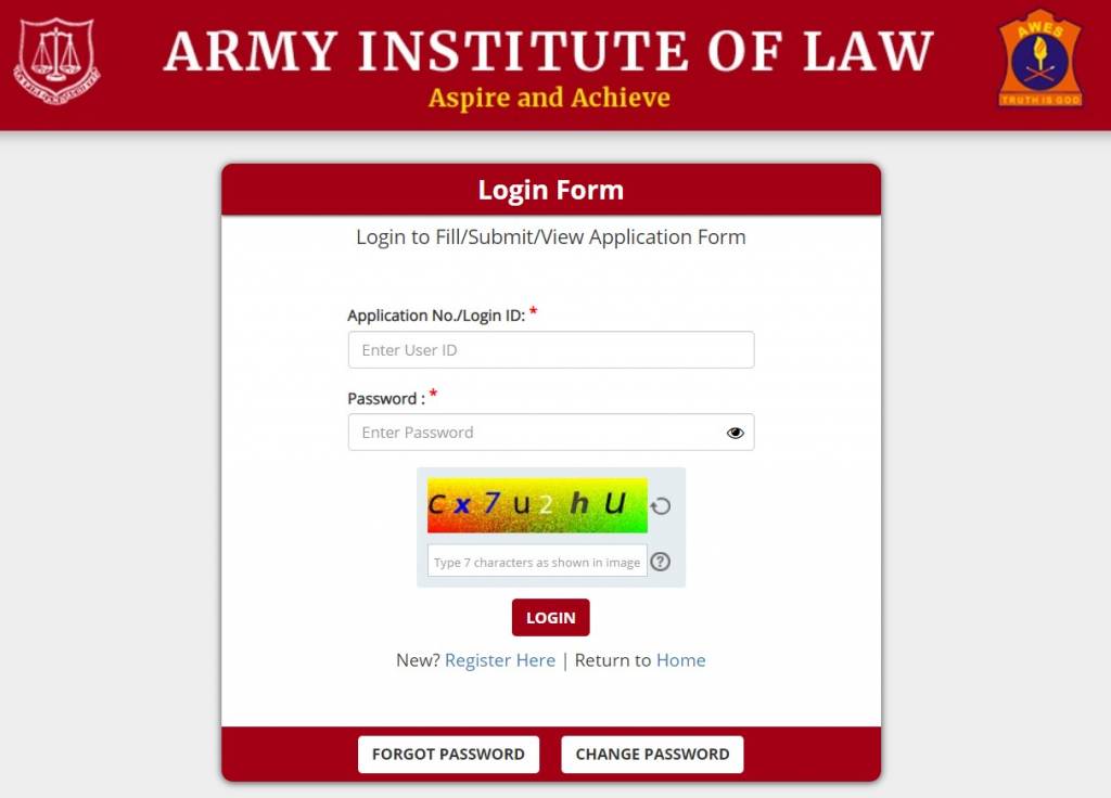 AIL LET Application Form