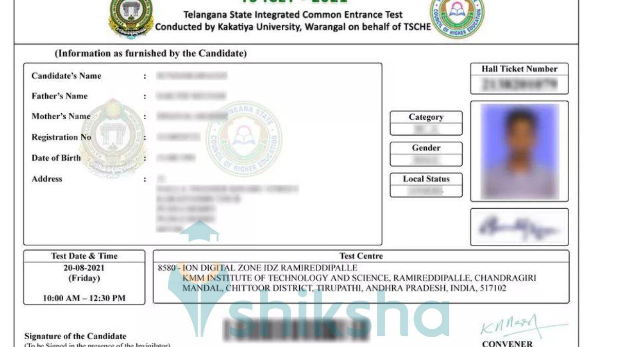 TS ICET Hall Ticket 2024