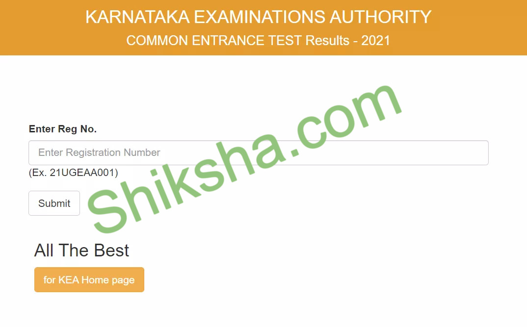 Kea Kar Nic In Website , Karnataka Examination Authority, Government of ...