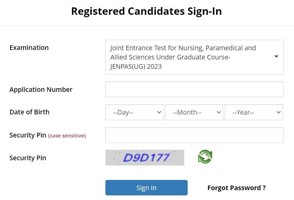 JENPAS UG 2023 Result
