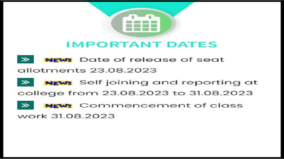 AP EAMCET 2023 Counselling: Seat Allotment