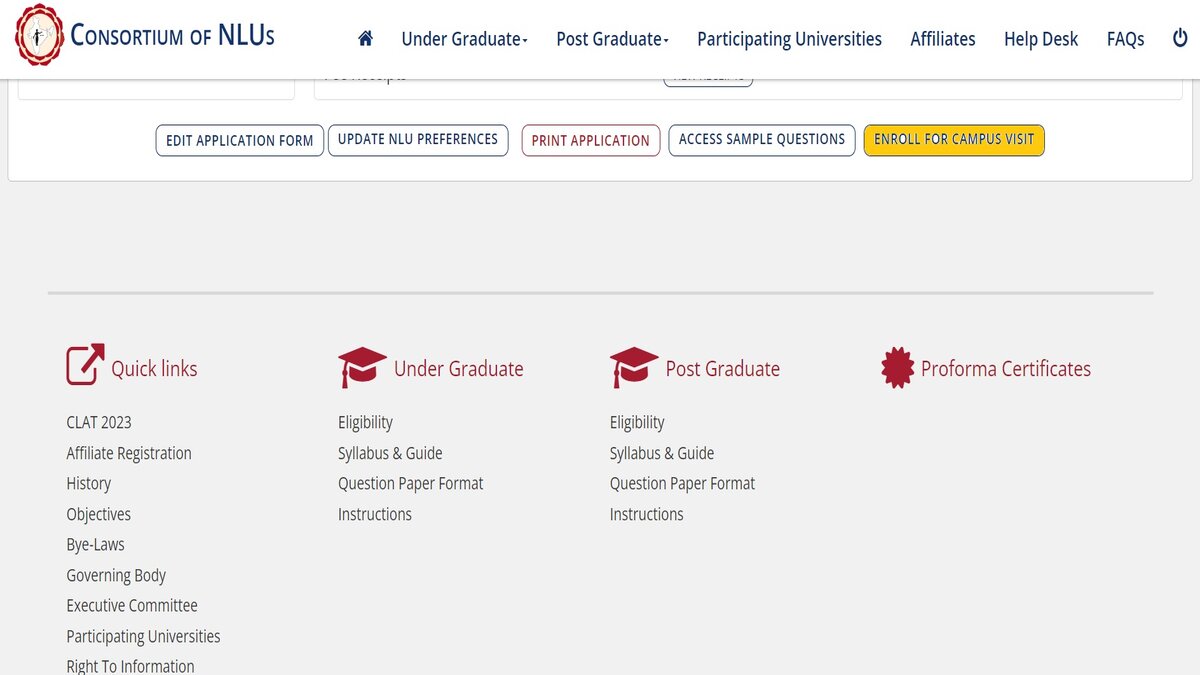 CLAT 2024 Campus visit registration begins for registered candidates