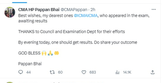 ICMAI Results