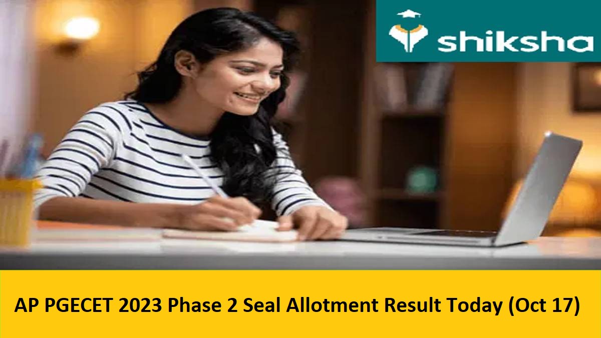 AP PGECET 2023 Phase 2 Seal Allotment Result